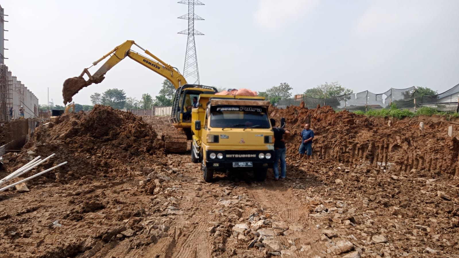 Foto proyek Cut n fill pergudangan cikande