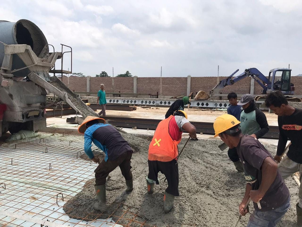 Foto proyek Pengecoran rigid pergudangan pringsewu lampung